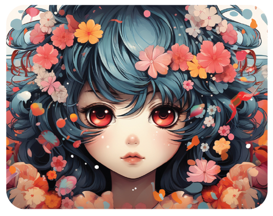 Anime Girl - Magnetic Playset | Large 11x14" | Modern & Whimsical | Montessori STEM Play