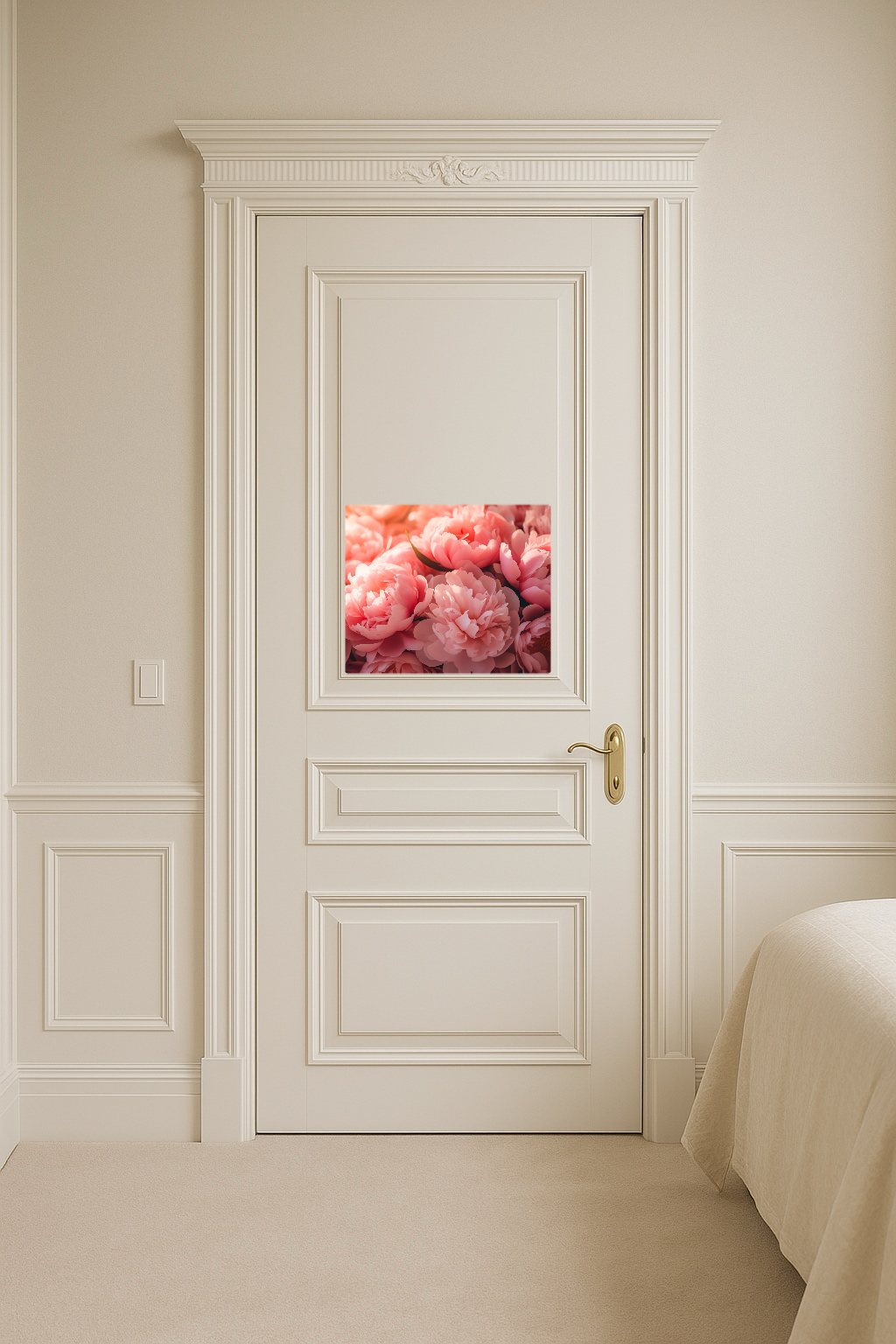 Bouquet of Pink Peony – Large 11x14" Magnetic Wall or Fridge Art | Damage-Free Home & Dorm Décor by UARTWORK
