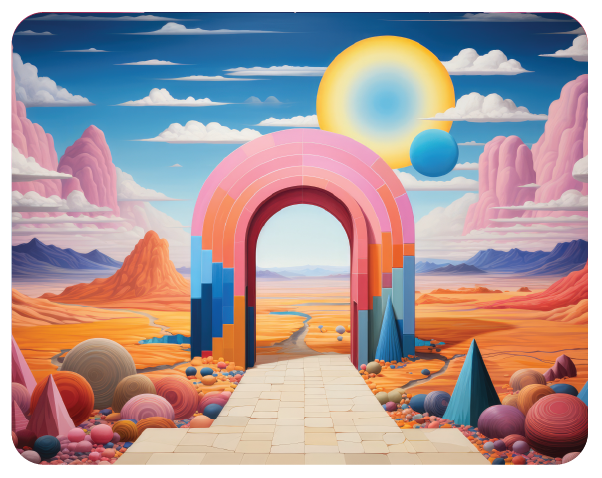 Dreamscape Arch - Large 11x14" Magnetic Wall Art