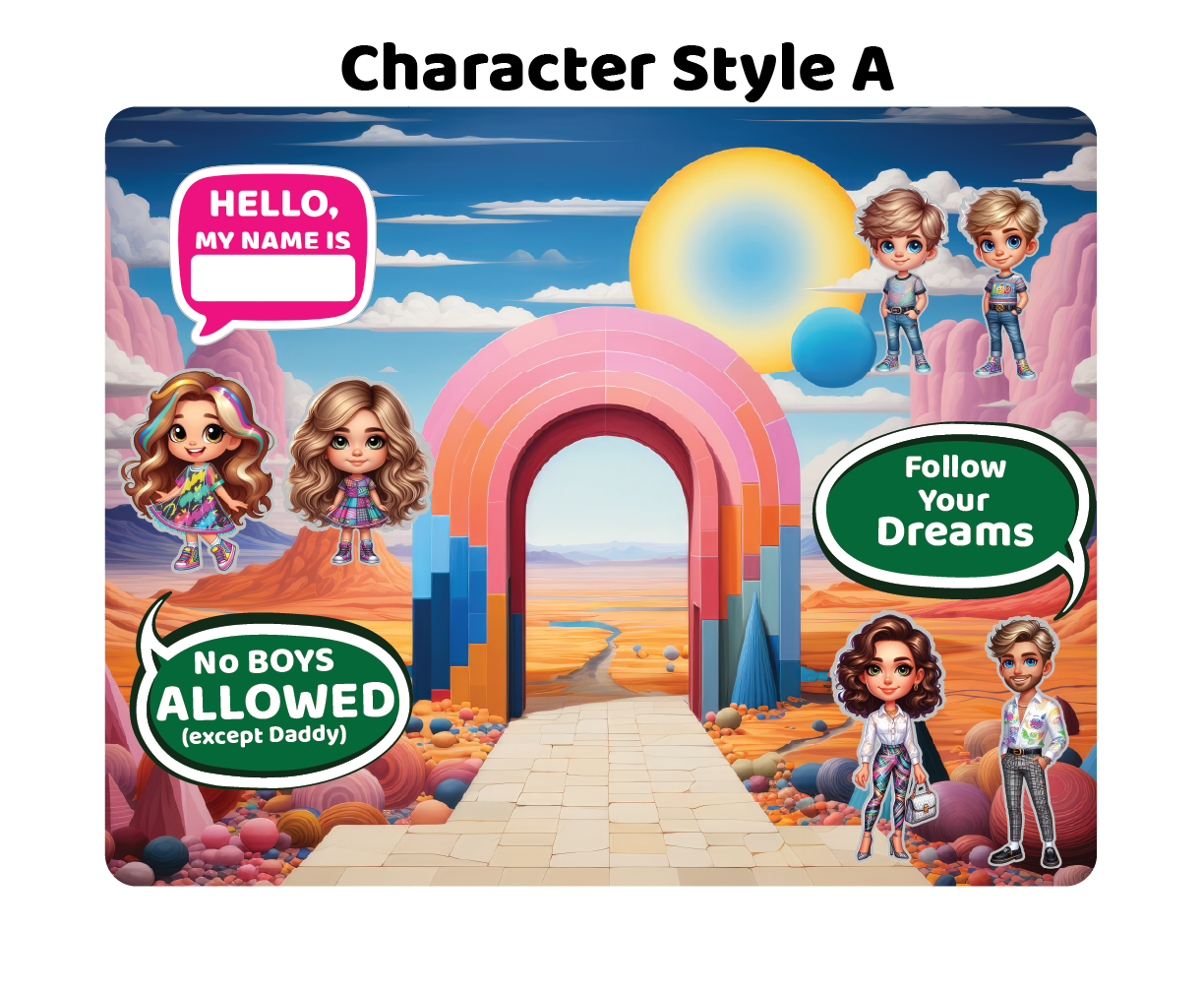 Dreamscape Arch - Magnetic Playset | Large 11x14" | Modern & Whimsical | Montessori STEM Play