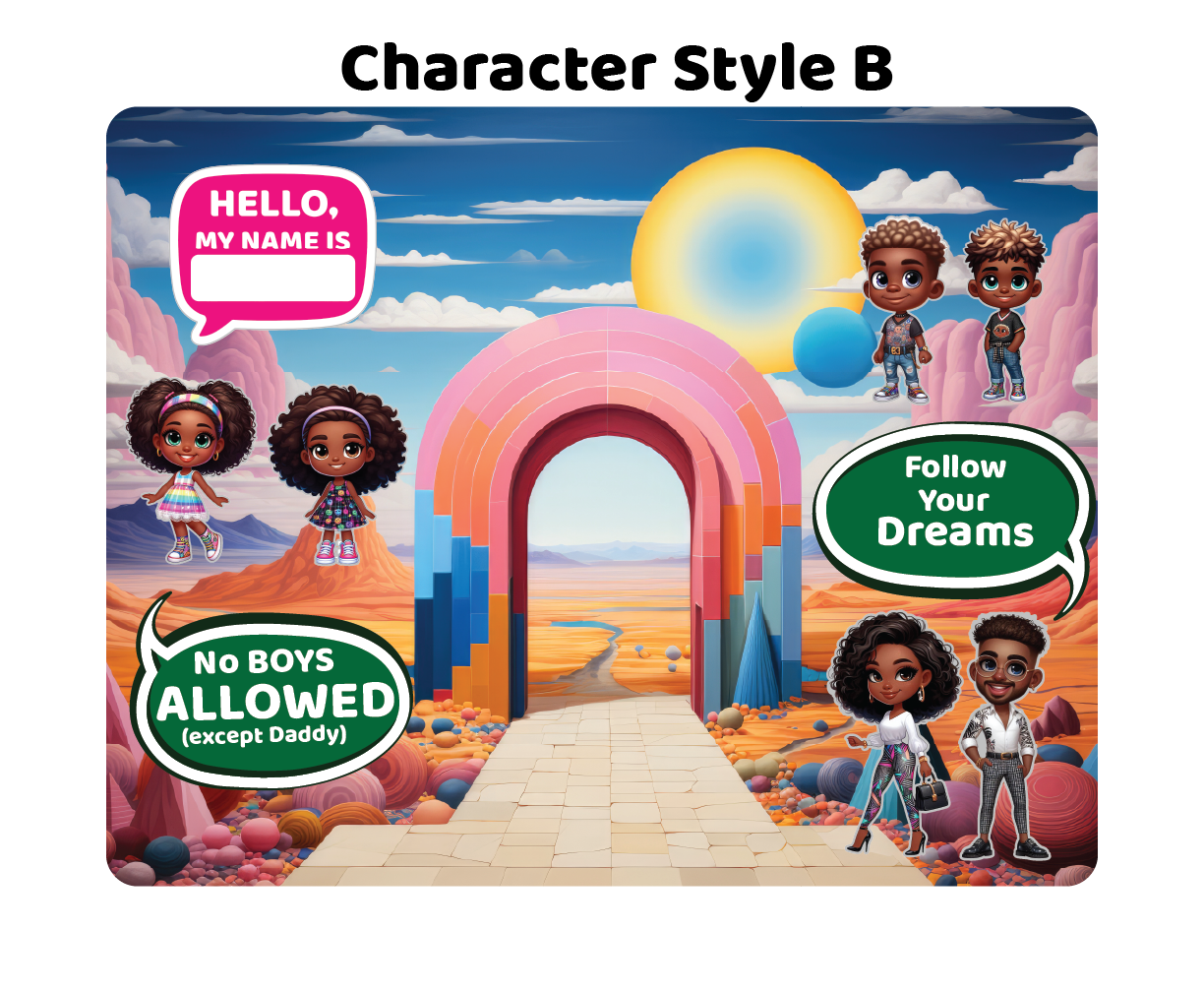 Dreamscape Arch - Magnetic Playset | Large 11x14" | Modern & Whimsical | Montessori STEM Play