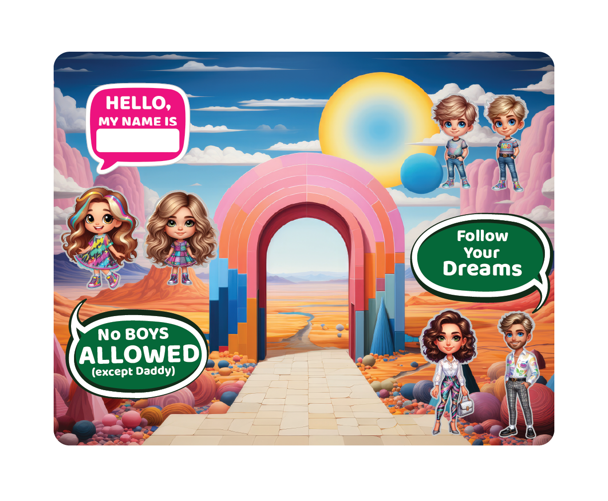 Dreamscape Arch - Magnetic Playset | Large 11x14" | Modern & Whimsical | Montessori STEM Play