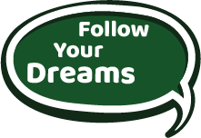 Follow Your Dreams Magnet | Large 3"