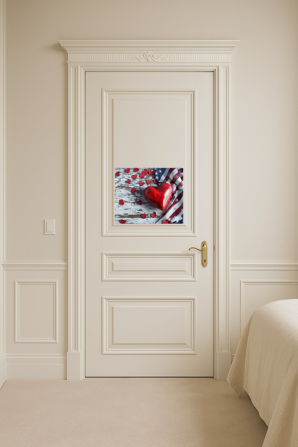 American Flag - Large 11x14" Magnetic Wall or Fridge Art | Damage-Free Home & Dorm Décor by UARTWORK