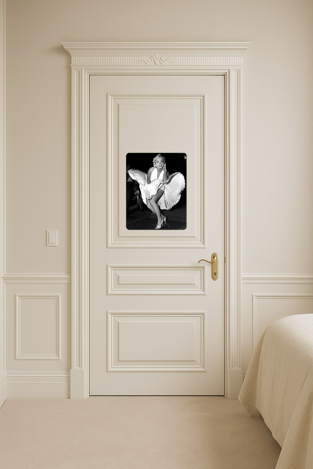 Marilyn Monroe - The Seven Year Itch by Sam Shaw – Large 11x14" Magnetic Wall or Fridge Art | Damage-Free Home & Dorm Décor by UARTWORK