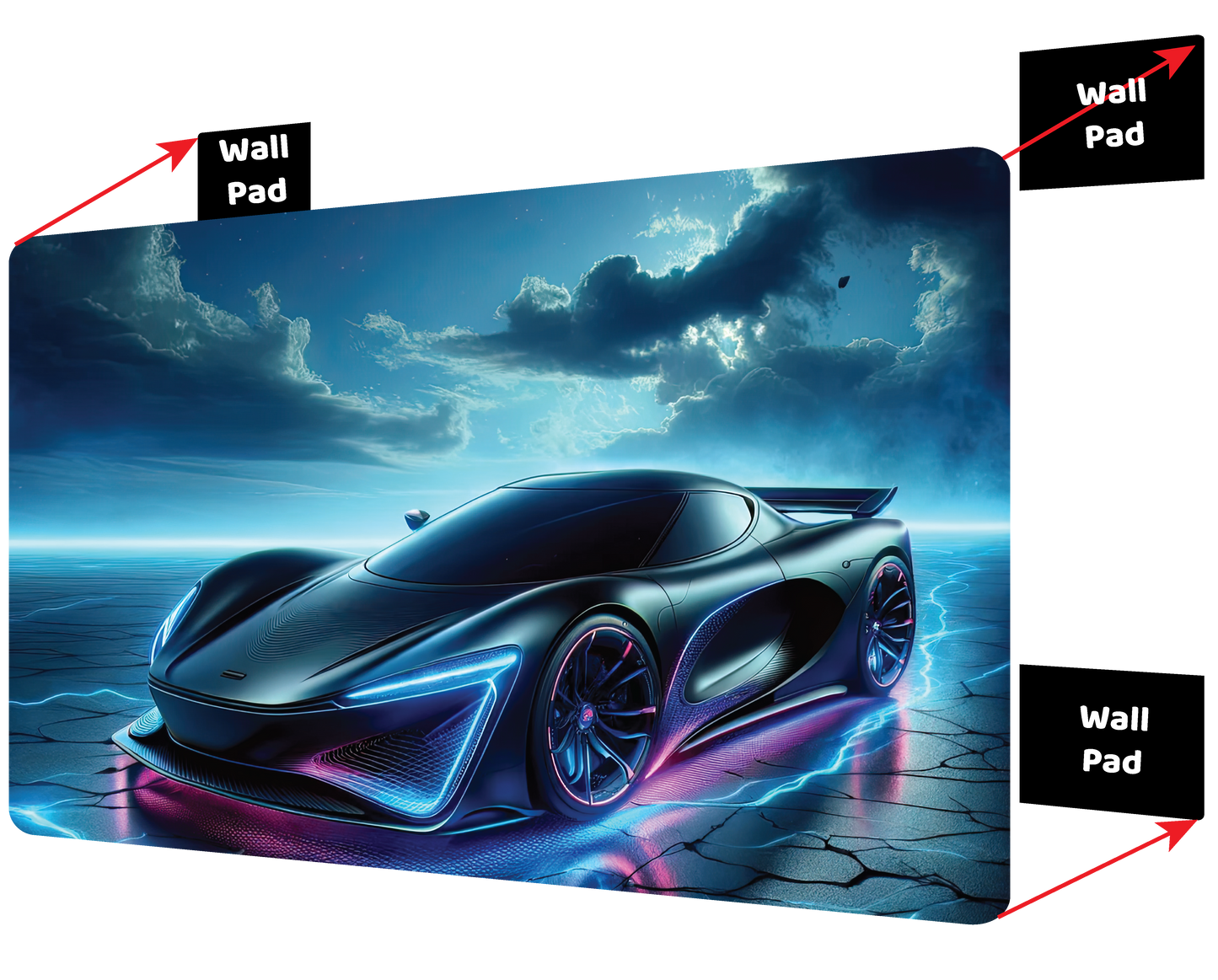 Supper Car – Large 11x14" Magnetic Wall Art