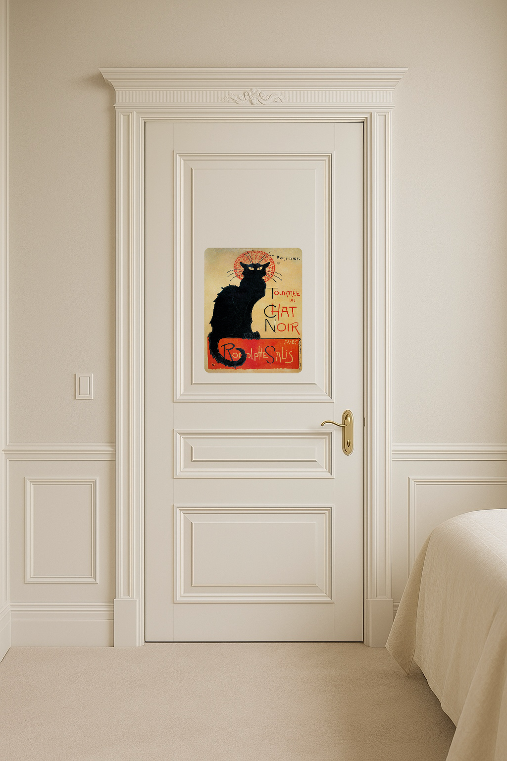 Théophile Alexandre Steinlen Tournée du Chat Noir – Large 11x14" Magnetic Wall or Fridge Art | Damage-Free Home & Dorm Décor by UARTWORK
