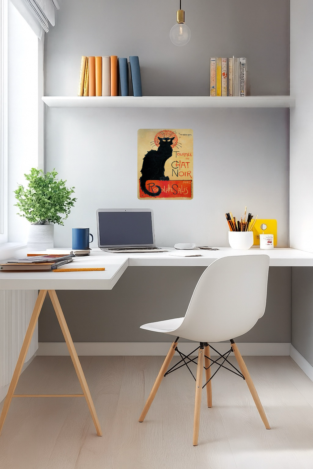Théophile Alexandre Steinlen Tournée du Chat Noir – Large 11x14" Magnetic Wall or Fridge Art | Damage-Free Home & Dorm Décor by UARTWORK