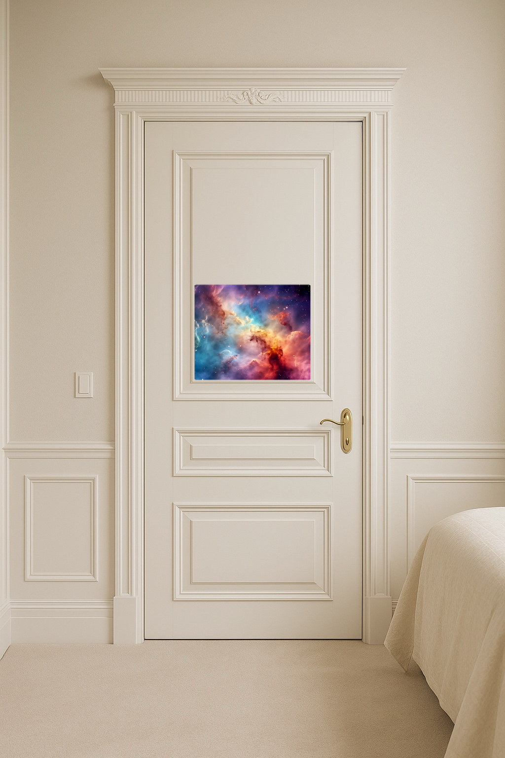 Vibrant and Beautiful Image of a Nebula in Space - Large 11x14" Magnetic Wall or Fridge Art | Damage-Free Home & Dorm Décor by UARTWORK
