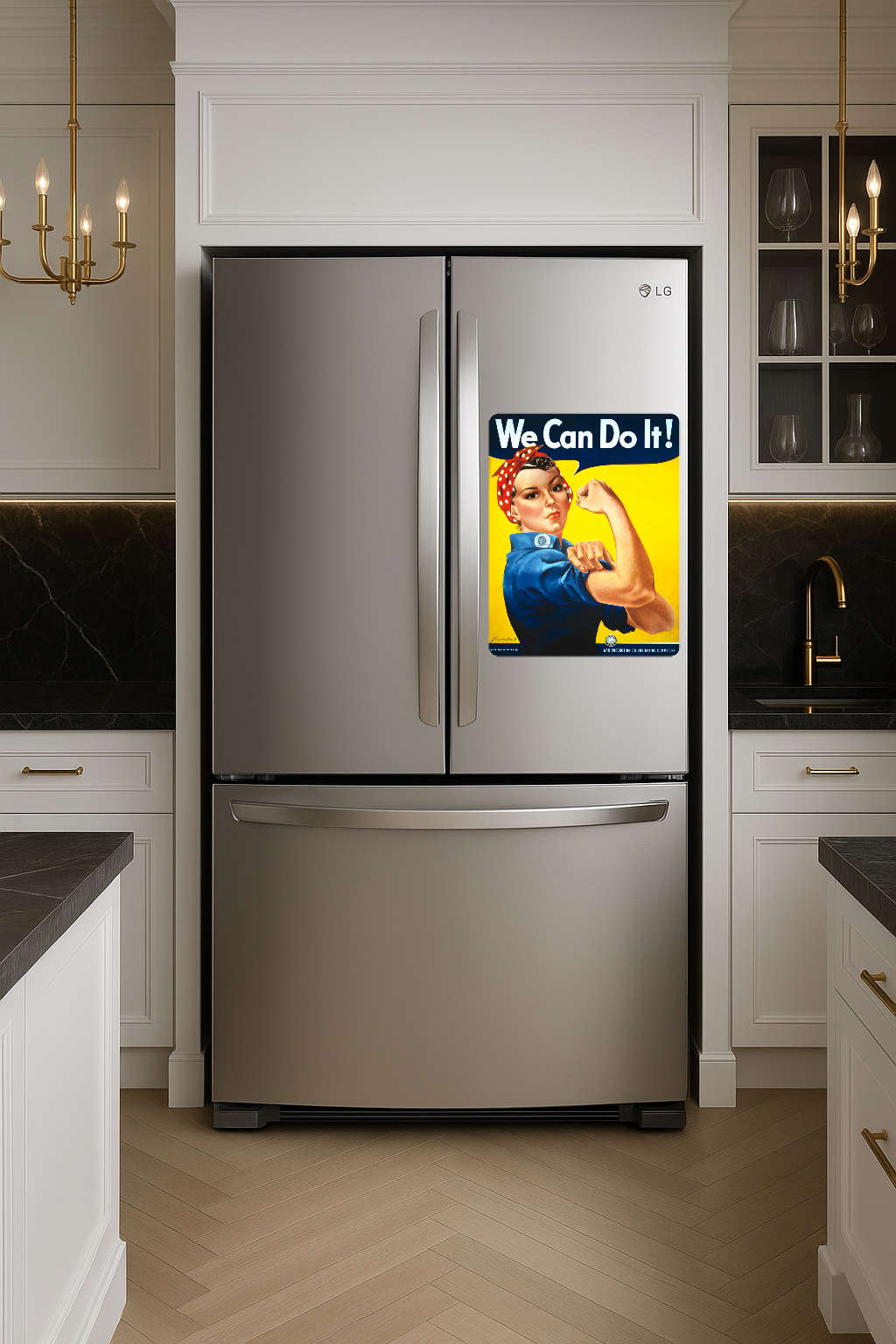 We Can Do IT Poster - Large 11x14" Magnetic Wall or Fridge Art | Damage-Free Home & Dorm Décor by UARTWORK