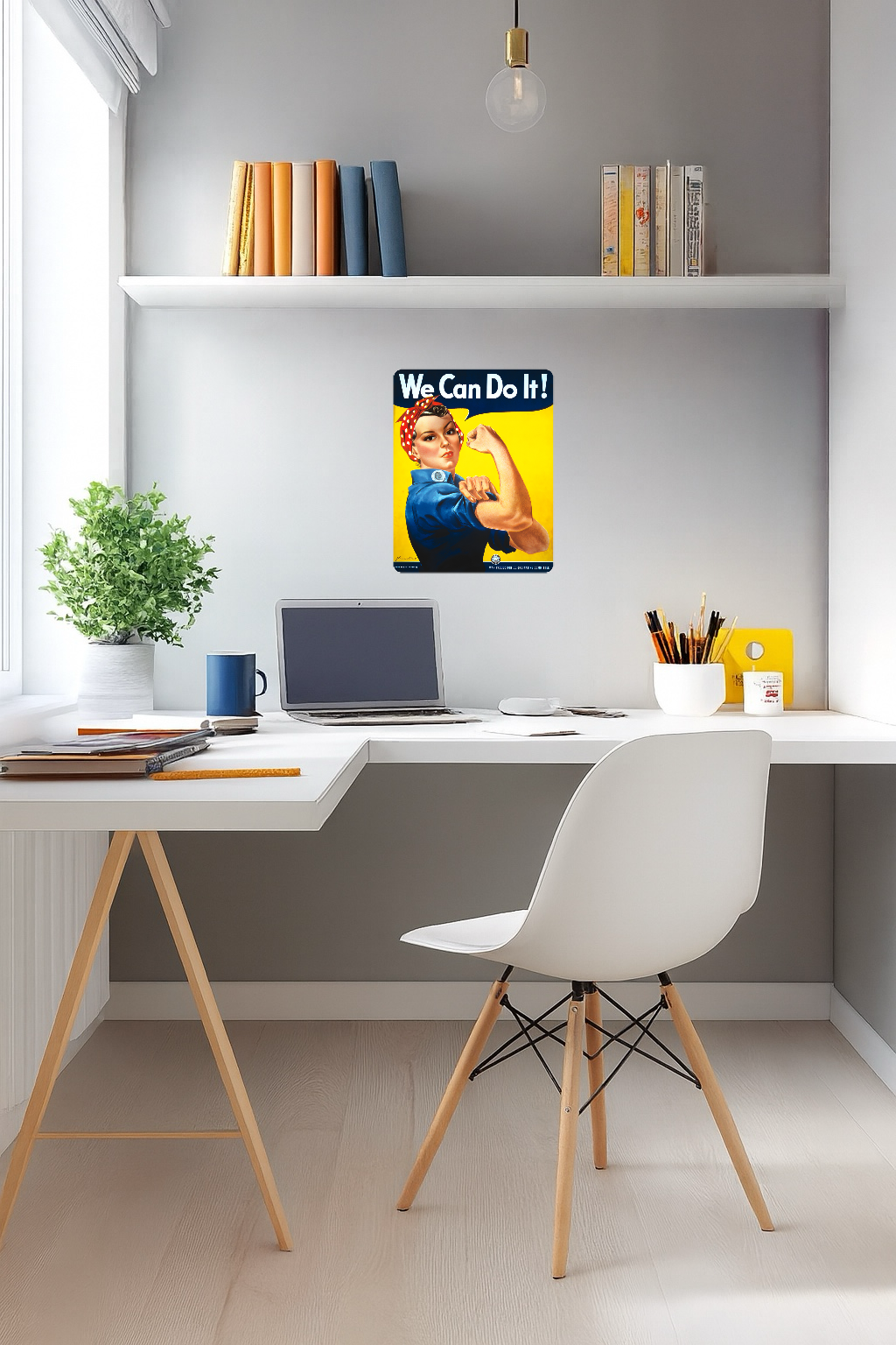 We Can Do IT Poster - Large 11x14" Magnetic Wall or Fridge Art | Damage-Free Home & Dorm Décor by UARTWORK