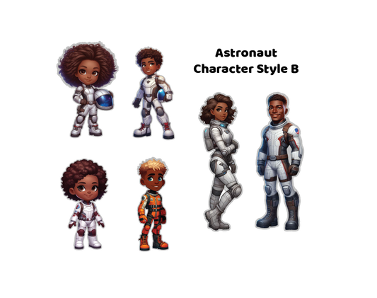 Astronaut - Magnetic Character Set - Modern & Whimsical | Montessori STEM Play