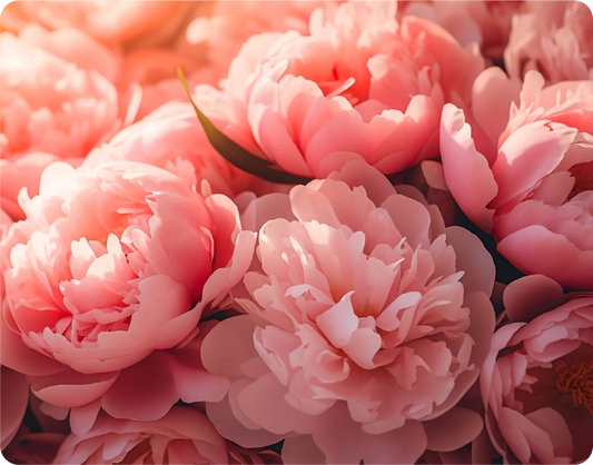 Bouquet of Pink Peony – Large 11x14" Magnetic Wall or Fridge Art | Damage-Free Home & Dorm Décor by UARTWORK