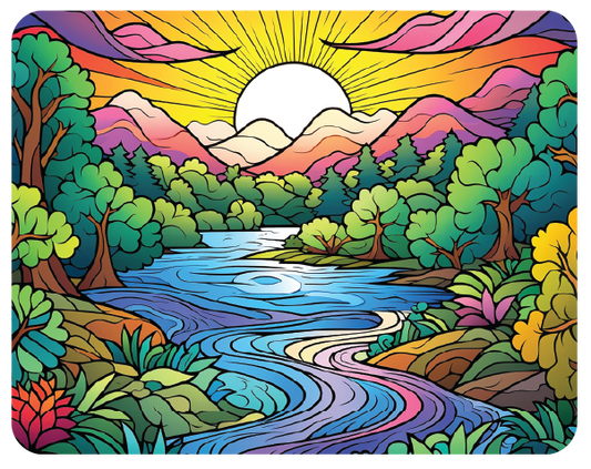 Dreamscape River - Large 11x14" Magnetic Wall Art