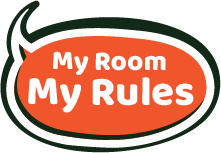 My Room My Rules Magnet | Large 3"